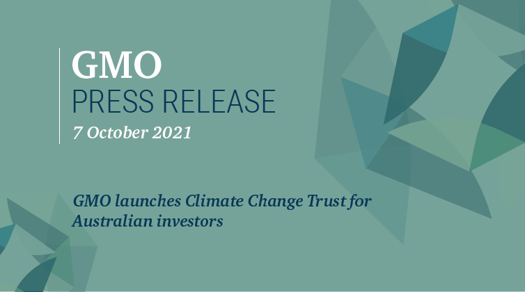GMO Climate Change Trust Launch_Oct21
